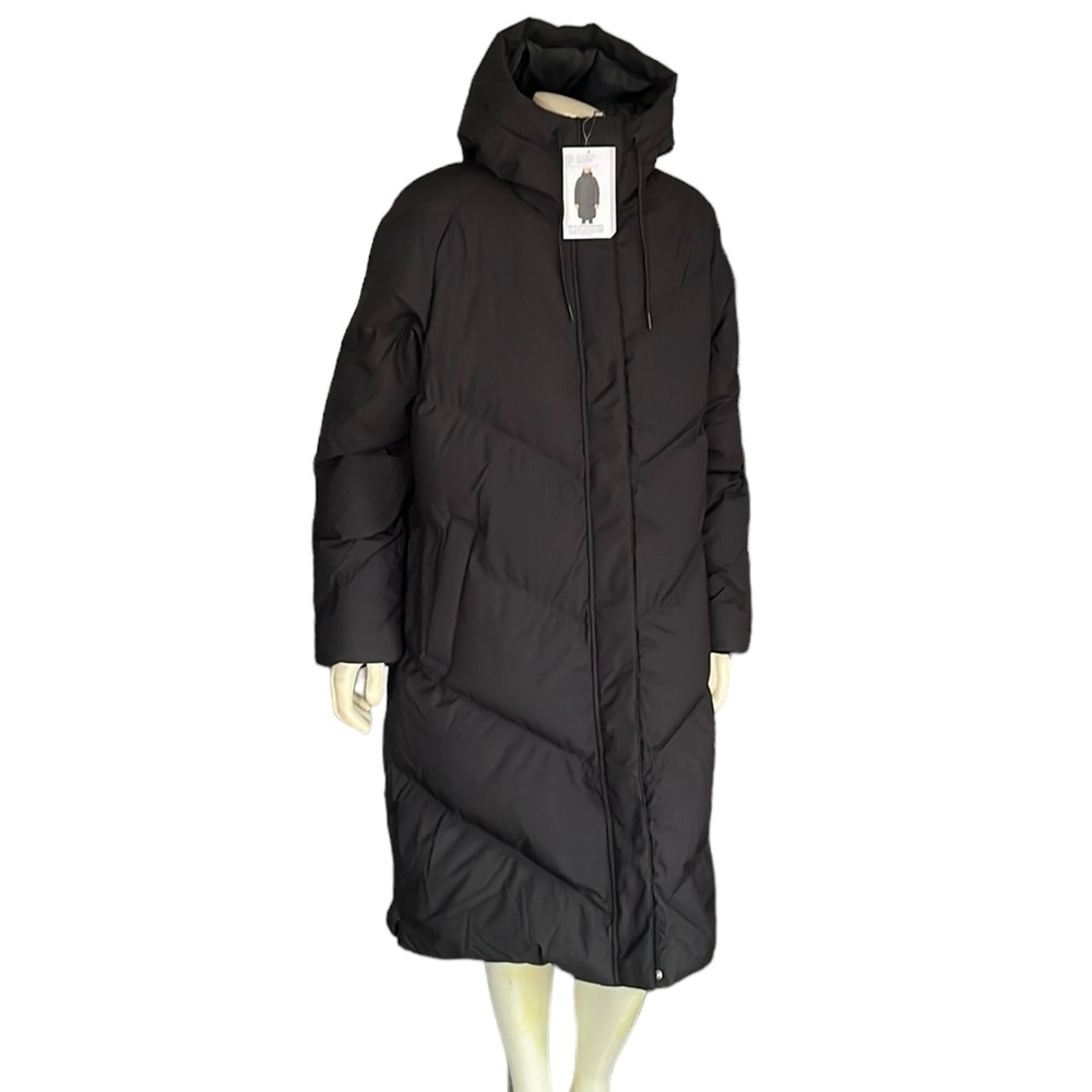 Mondetta - Down Quilted Chevron Maxi Parka / Winter Coat